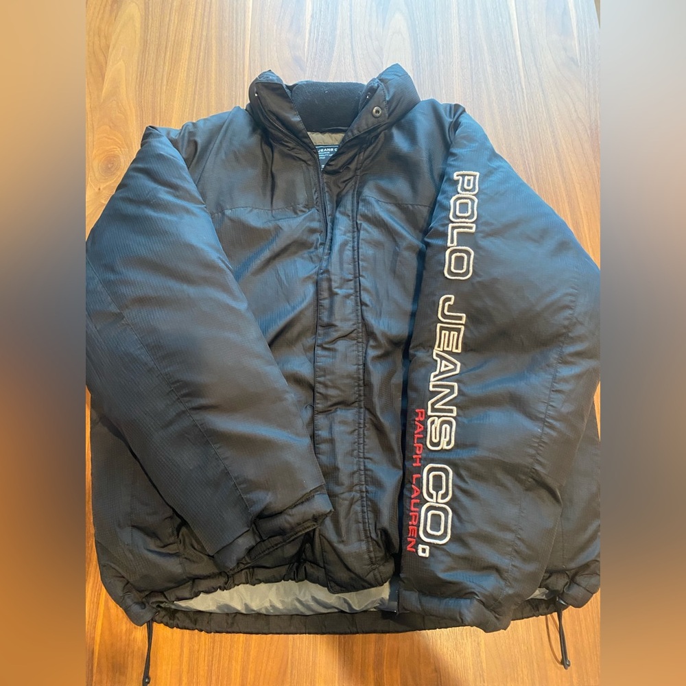 Ralph Lauren Polo Jeans Co. Black Puffer Jacket